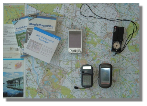 GPS-Praxis  Bild: Arnold Schongen